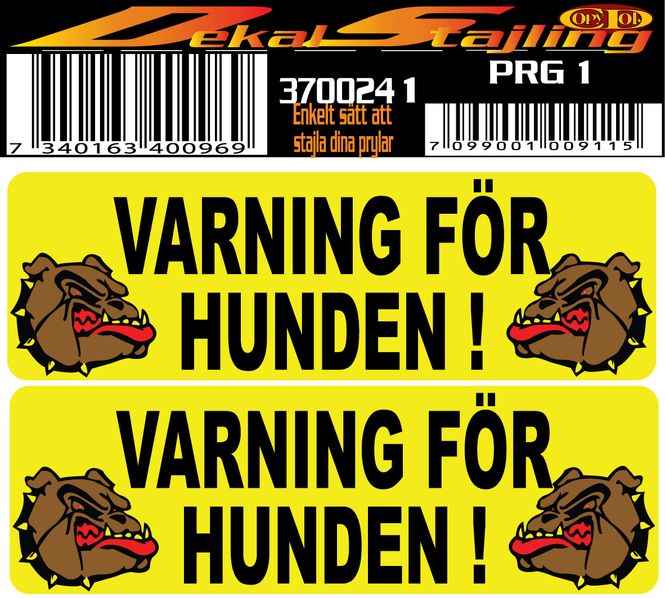 Huvudbild Varning för Hunden
